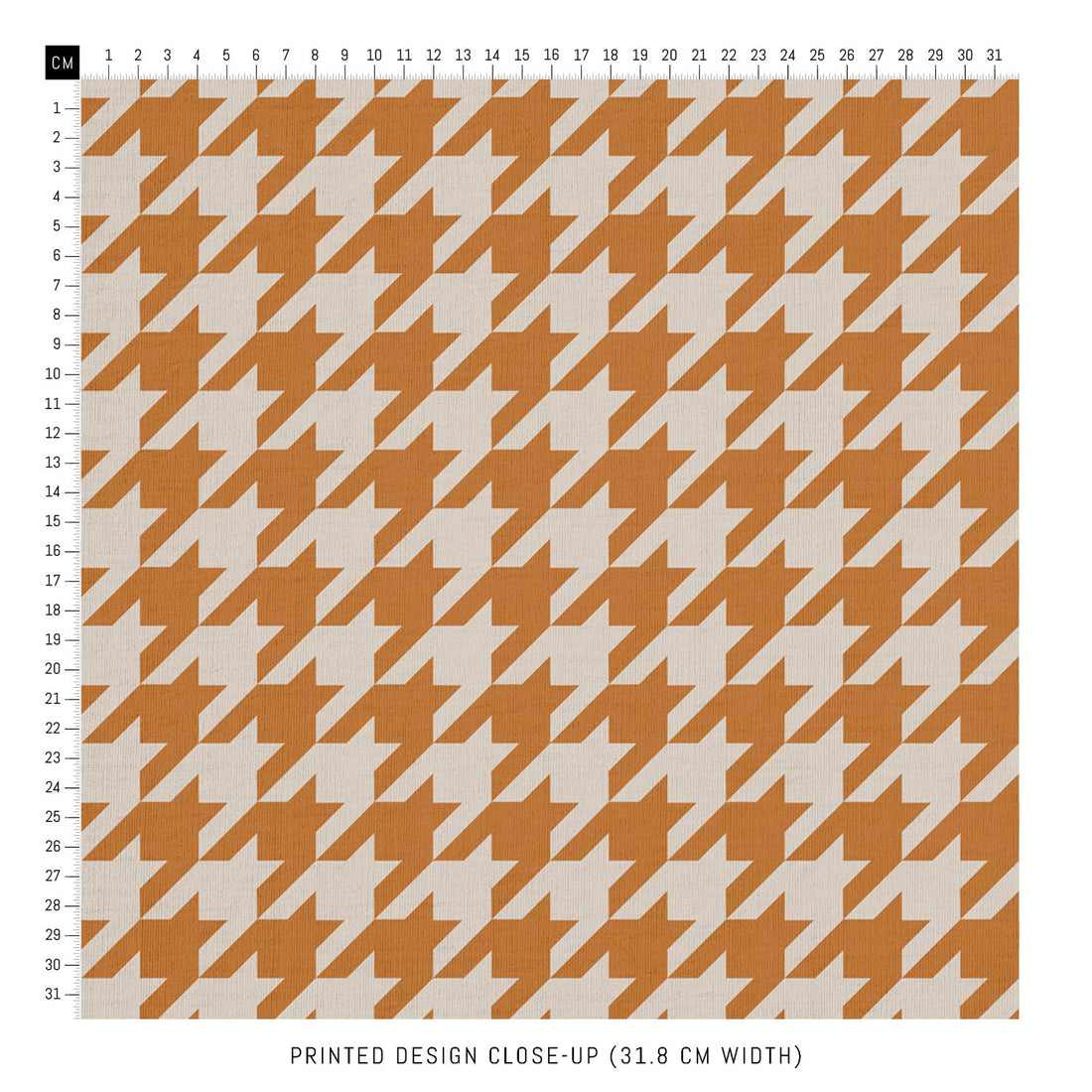 houndstooth print retro fabric