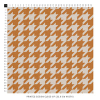houndstooth print retro fabric