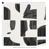 black and white zig zag design close up