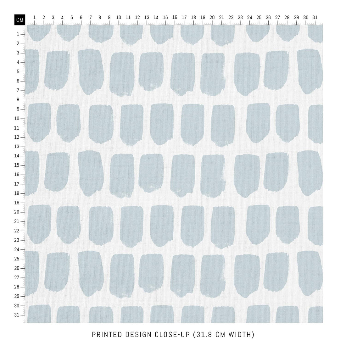 tiny brush stroke print fabric in blue