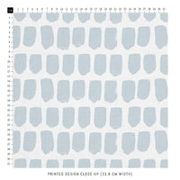 tiny brush stroke print fabric in blue