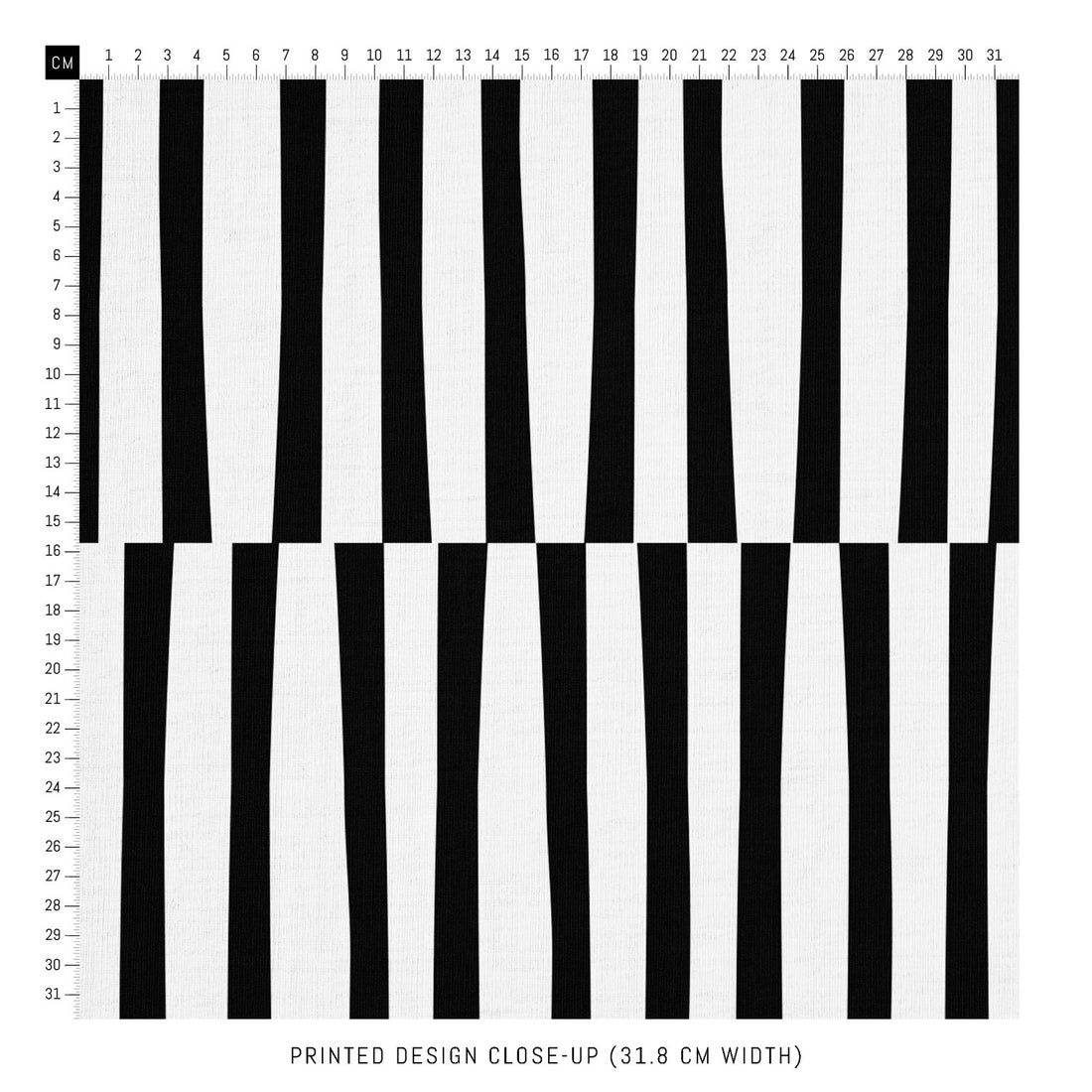 black and white fabric with simple lines