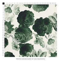vintage floral pattern fabric design