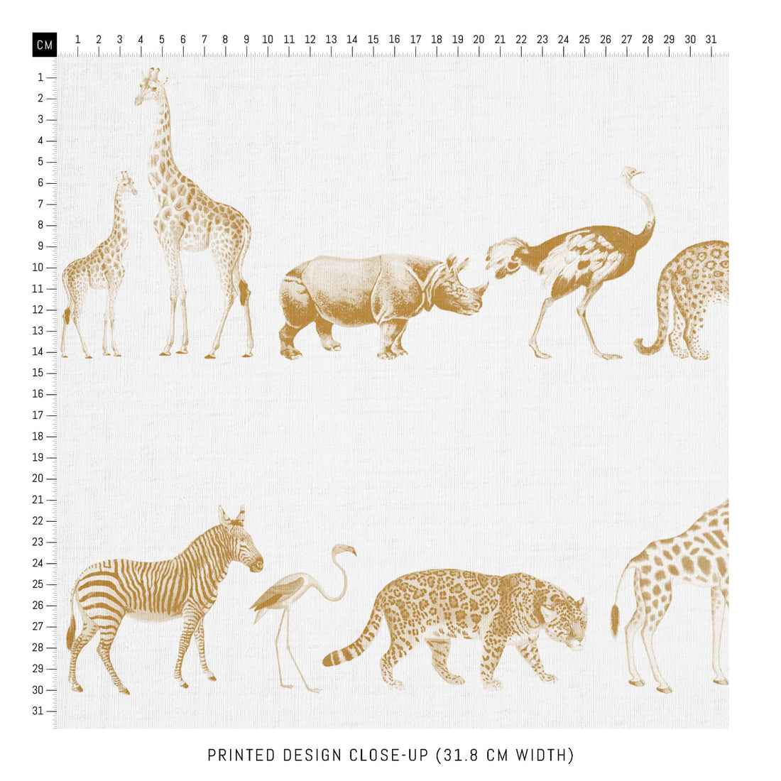 safari animal print fabric design