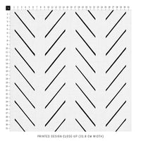 simple and elegant fabric design in black and white