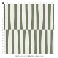 olive green line print fabric design