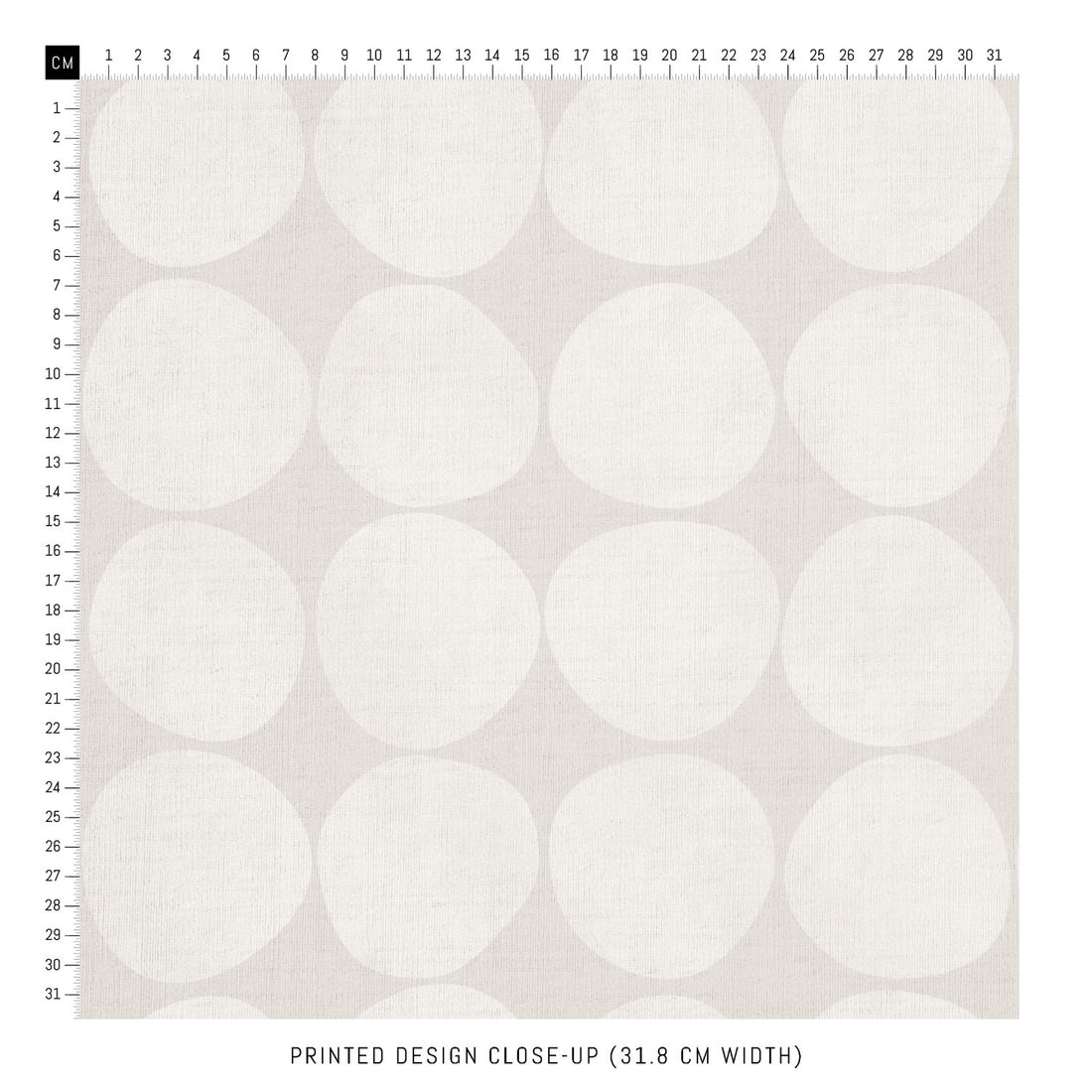 retro circle patterned fabric design