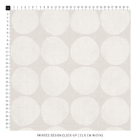 retro circle patterned fabric design