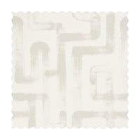 neutral printed fabric design with abstract lines