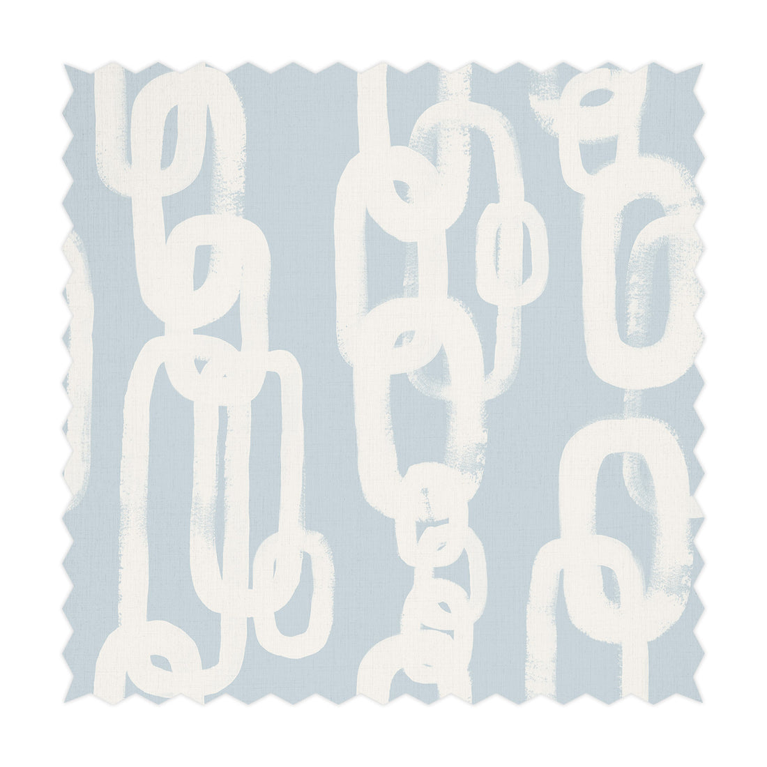 blue chain pattern fabric design
