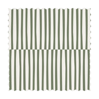 minimal line print fabric in olive green