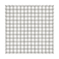 traditional buffalo check print fabric in grey