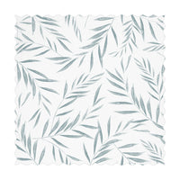 botanical print fabric in coastal colors