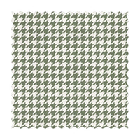 classic farmhouse fabric style with green houndstooth pattern