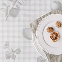 tablecloth grey fabric design print