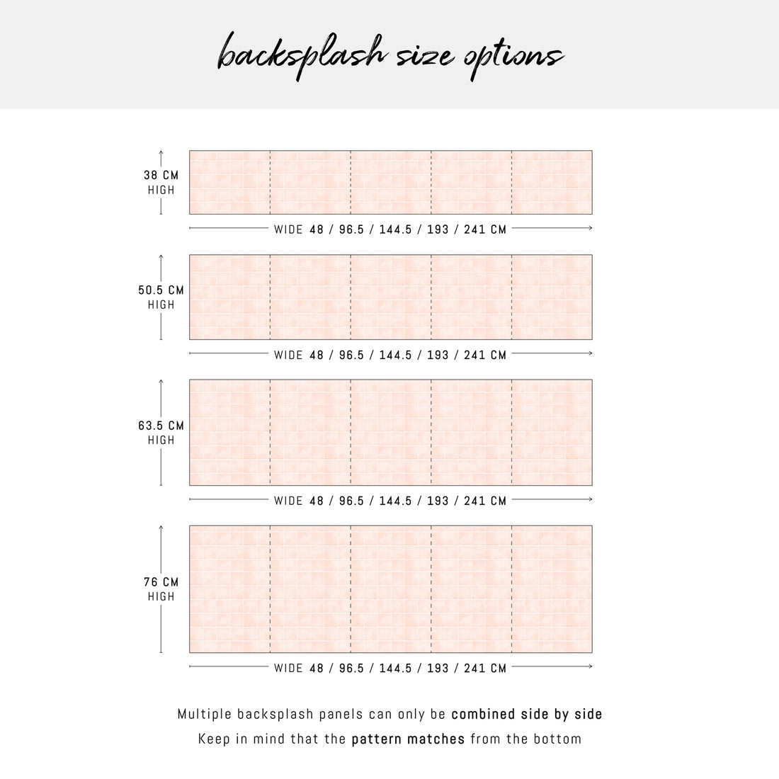 Light Coral Color Tiles Backsplash
