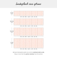 Light Coral Color Tiles Backsplash