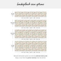 Earth Tone Terrazzo Backsplash