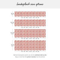 Tomato Pattern Backsplash