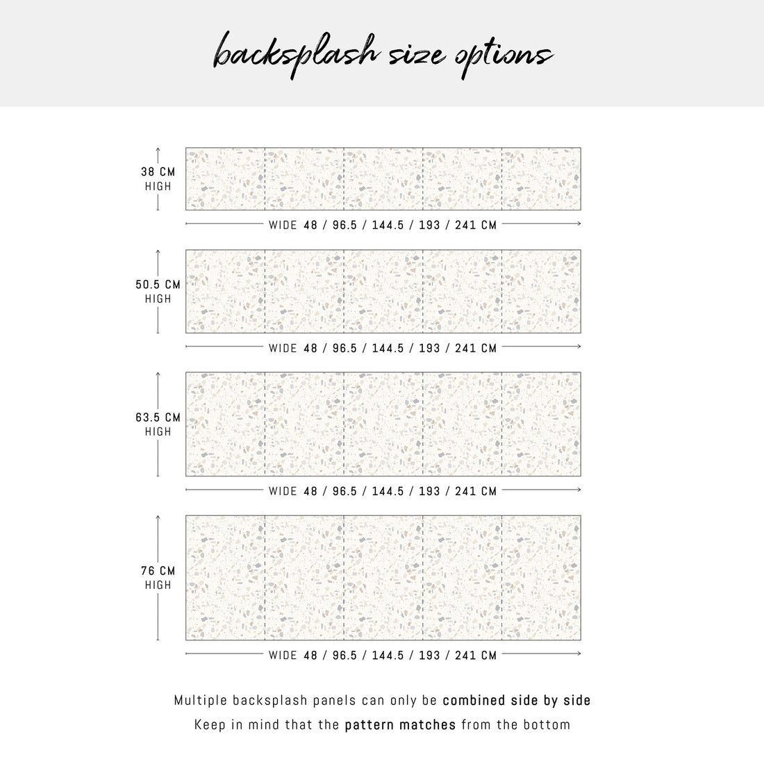 Greek Terrazzo Design Backsplash