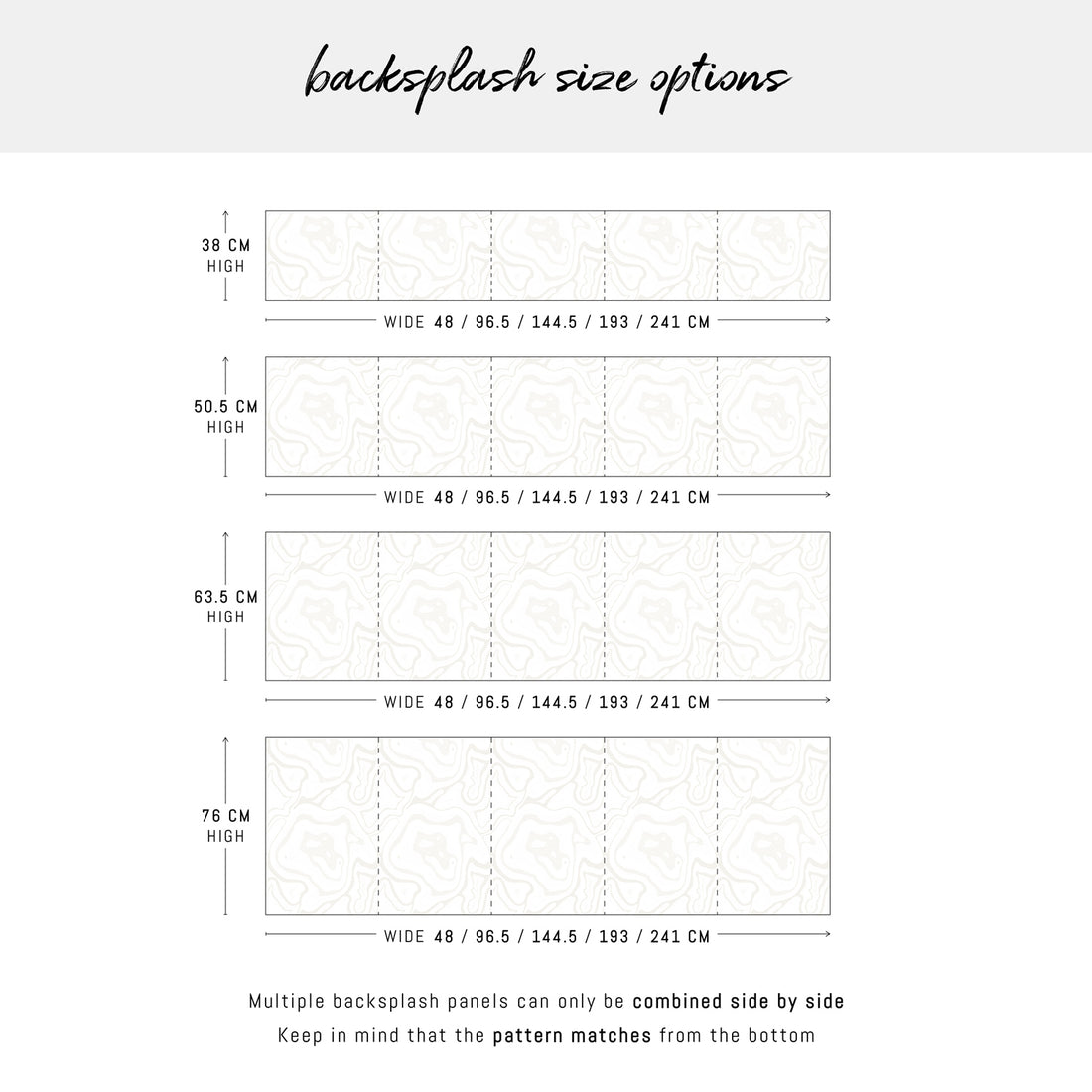 Neutral Agate Print Backsplash
