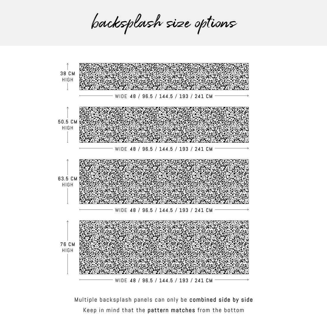 Minimal Terrazzo Design Backsplash