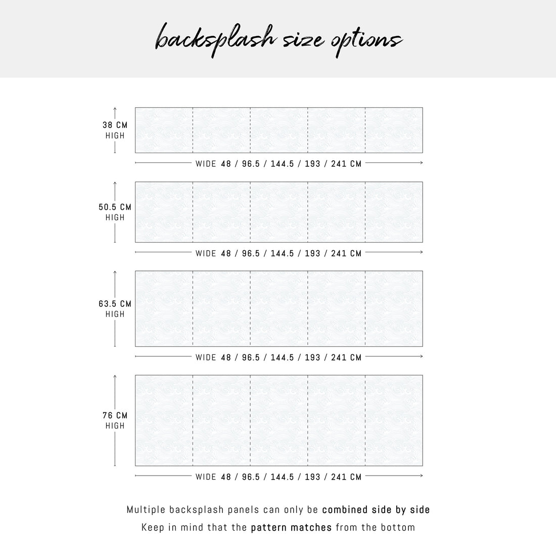 Japanese Wave Pattern Backsplash