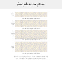 Pastel Geometric Tile Backsplash Design