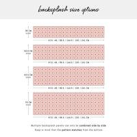 Pink Moroccan Tile Pattern Backsplash