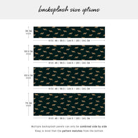 Bold Leopard Design Backsplash