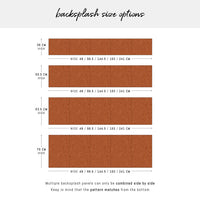 Copper Malachite Design Backsplash