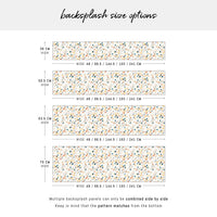 Bright Terrazzo Design Backsplash