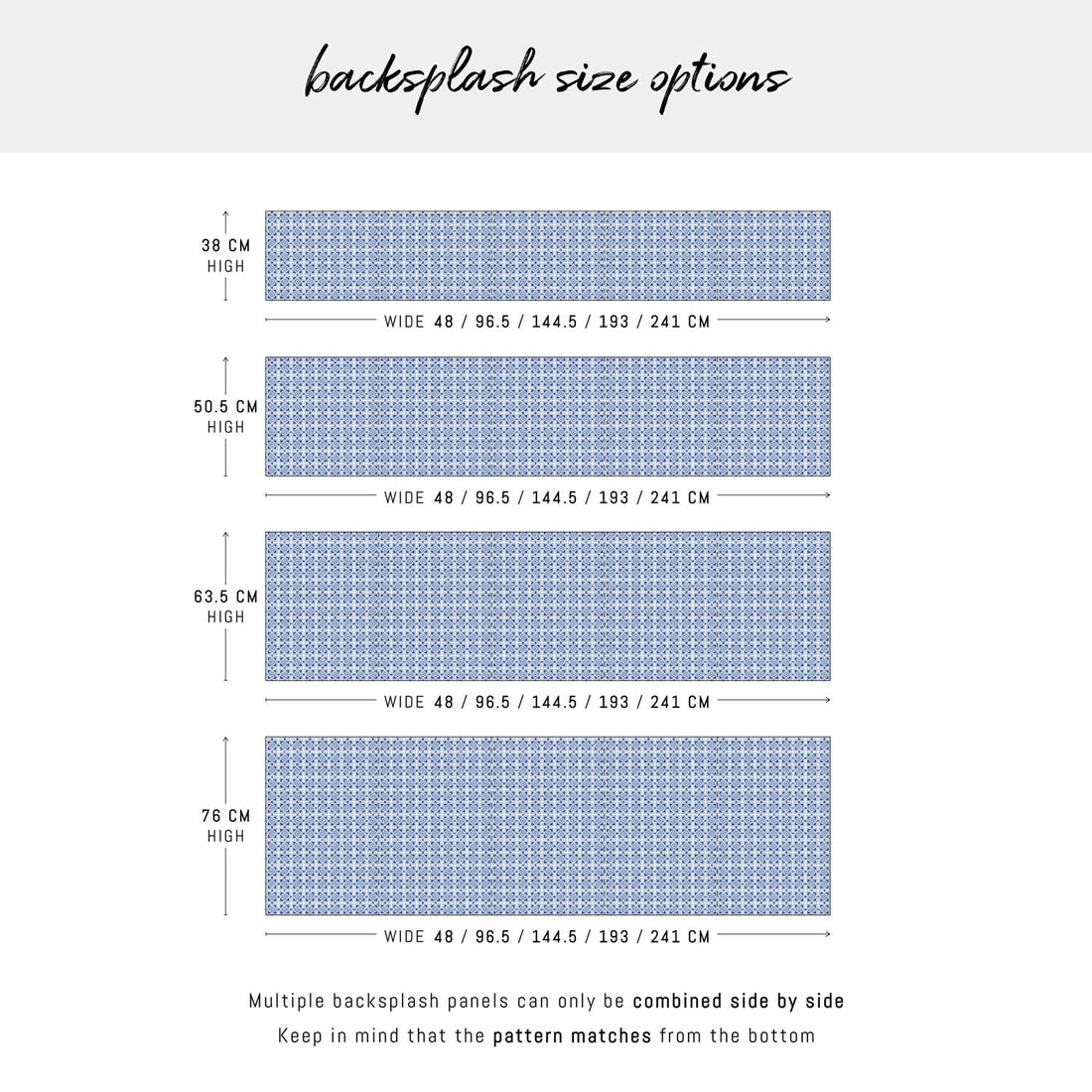 Blue Lisbon Inspired Tiles Design Backsplash