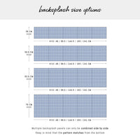 Blue Lisbon Inspired Tiles Design Backsplash