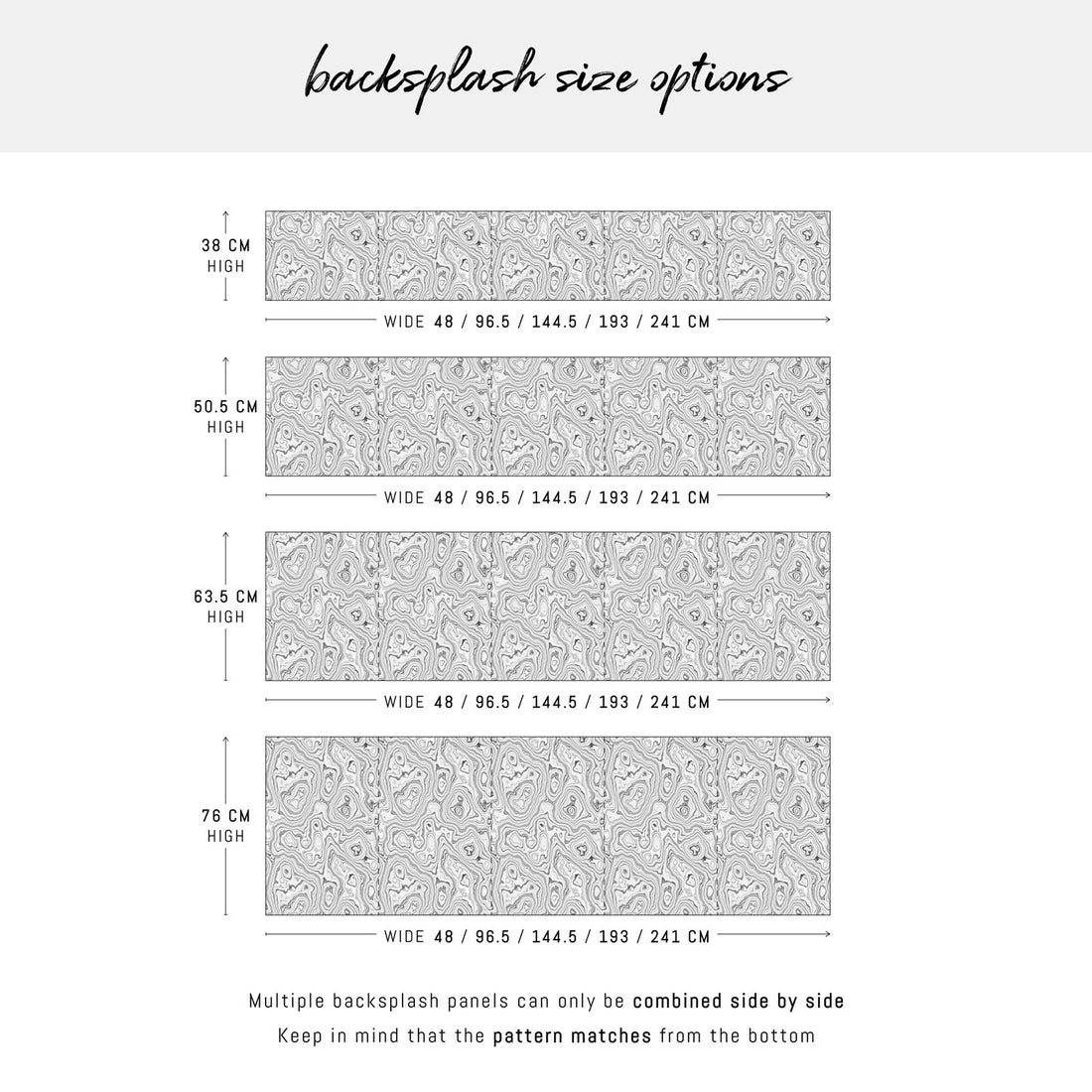 Grey Malachite Design Backsplash