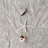 elegant and neutral print fabric design