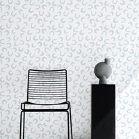 small horseshoe pattern removable wallpaper