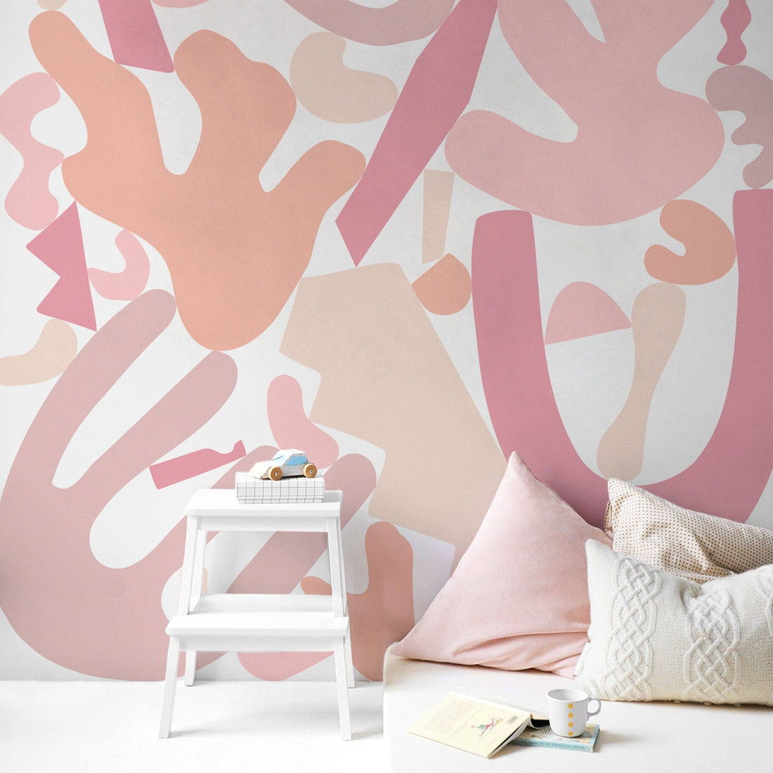 Pastel Matisse Bricks Wall Mural