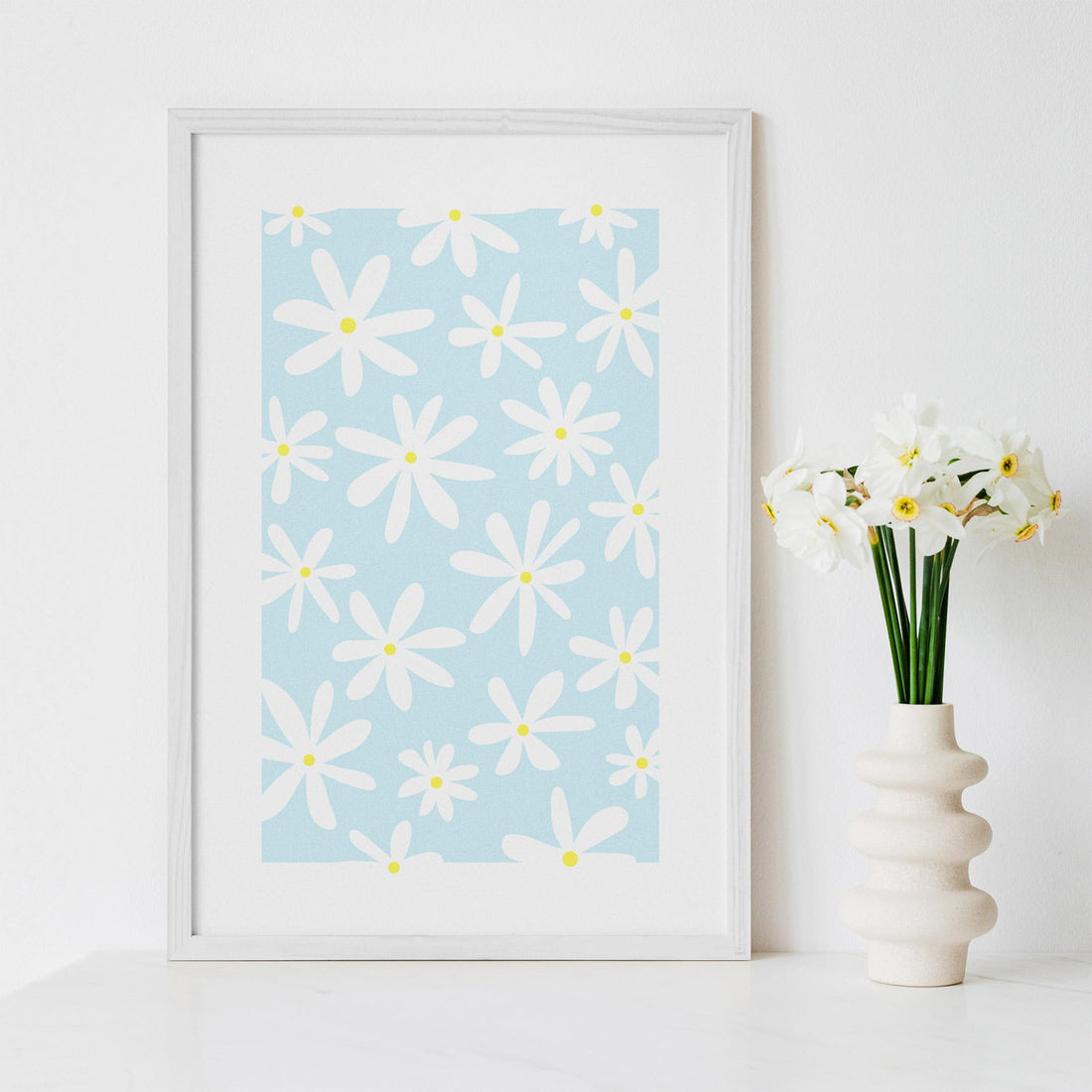flower power inspired art print
