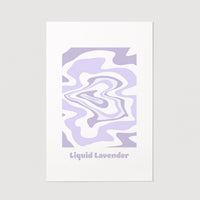 purple agate inspired art print for danish style home interior