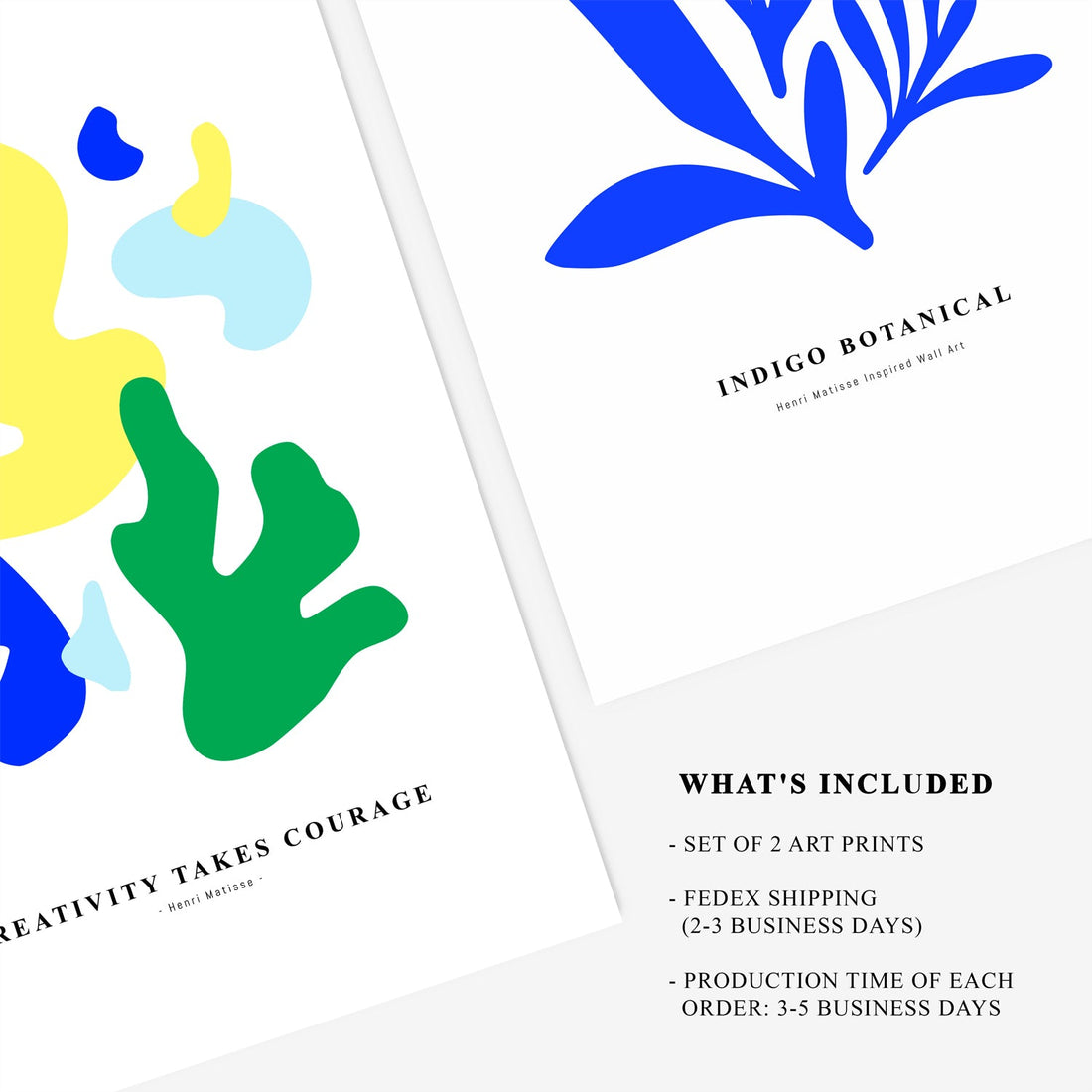 2 art prints of your choice