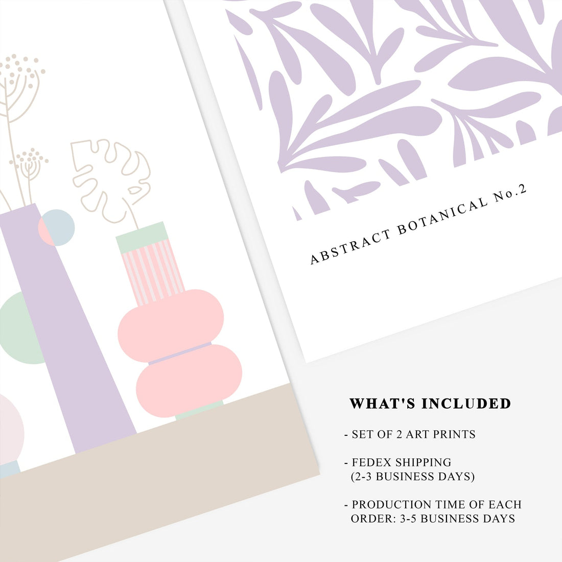 2 art prints of your choice