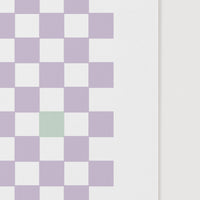 tiny lavender squares inspired wall art poster