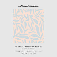 Pastels Floral Wall Mural