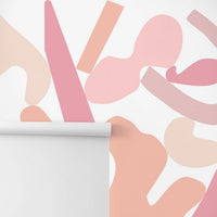 Pastel Matisse Bricks Wall Mural