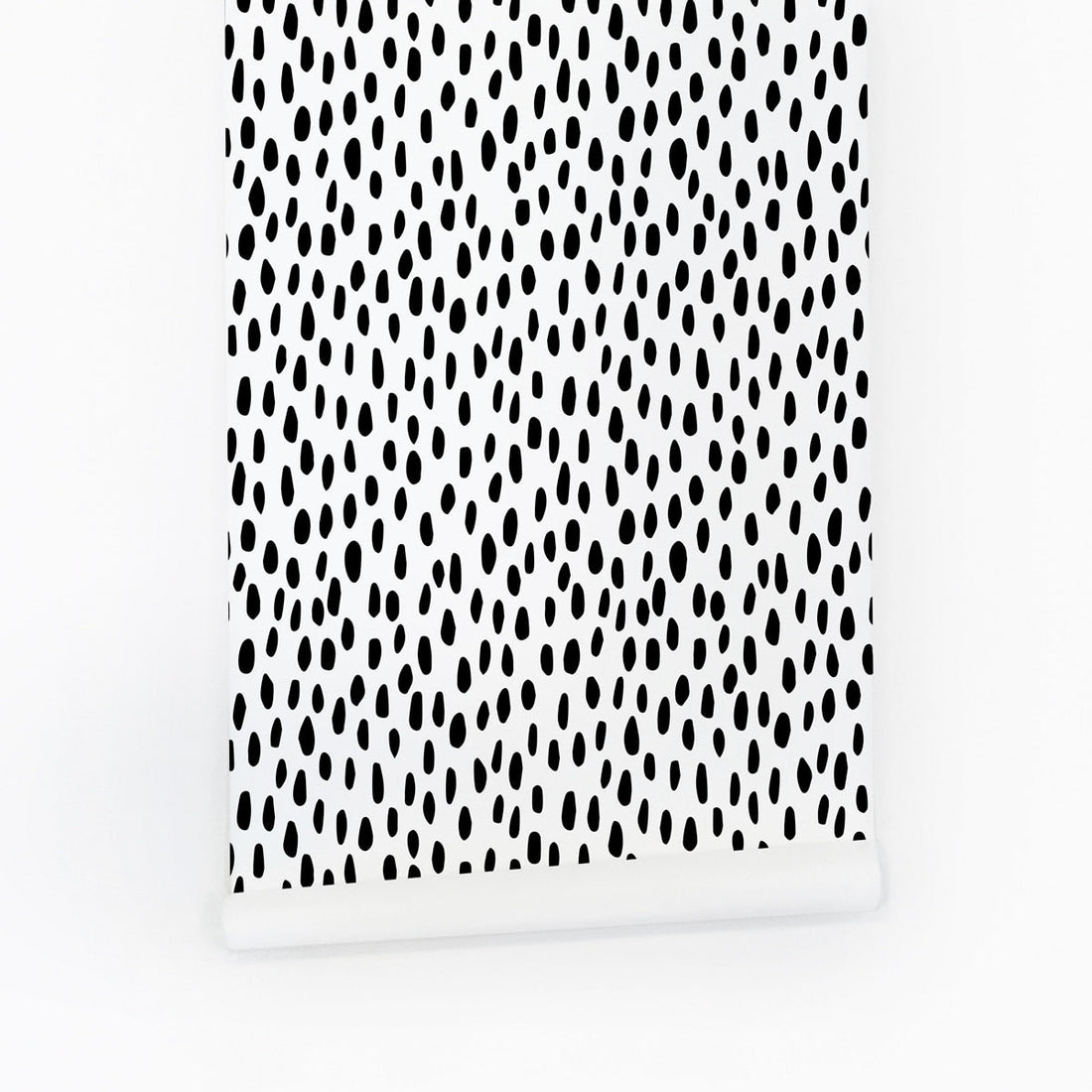 Black spot print temporary wallpaper