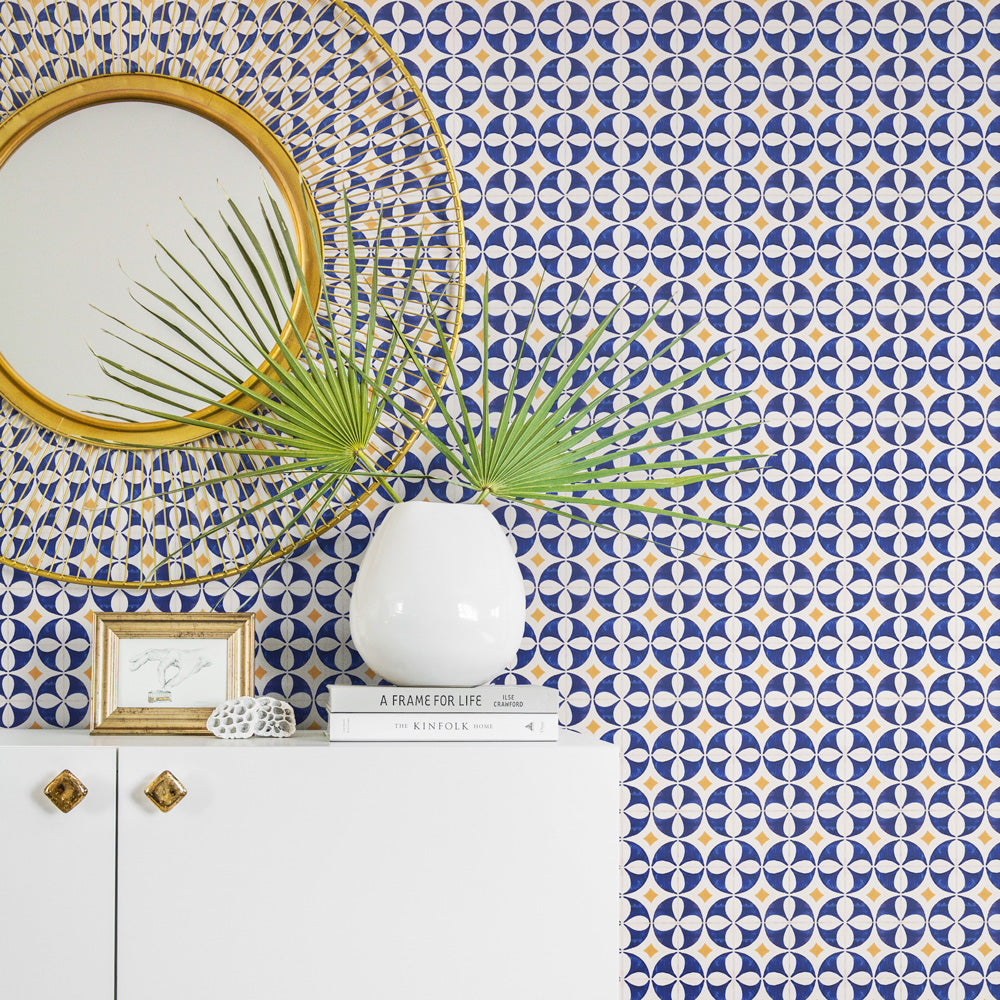 Mid-century modern removable wallpaper