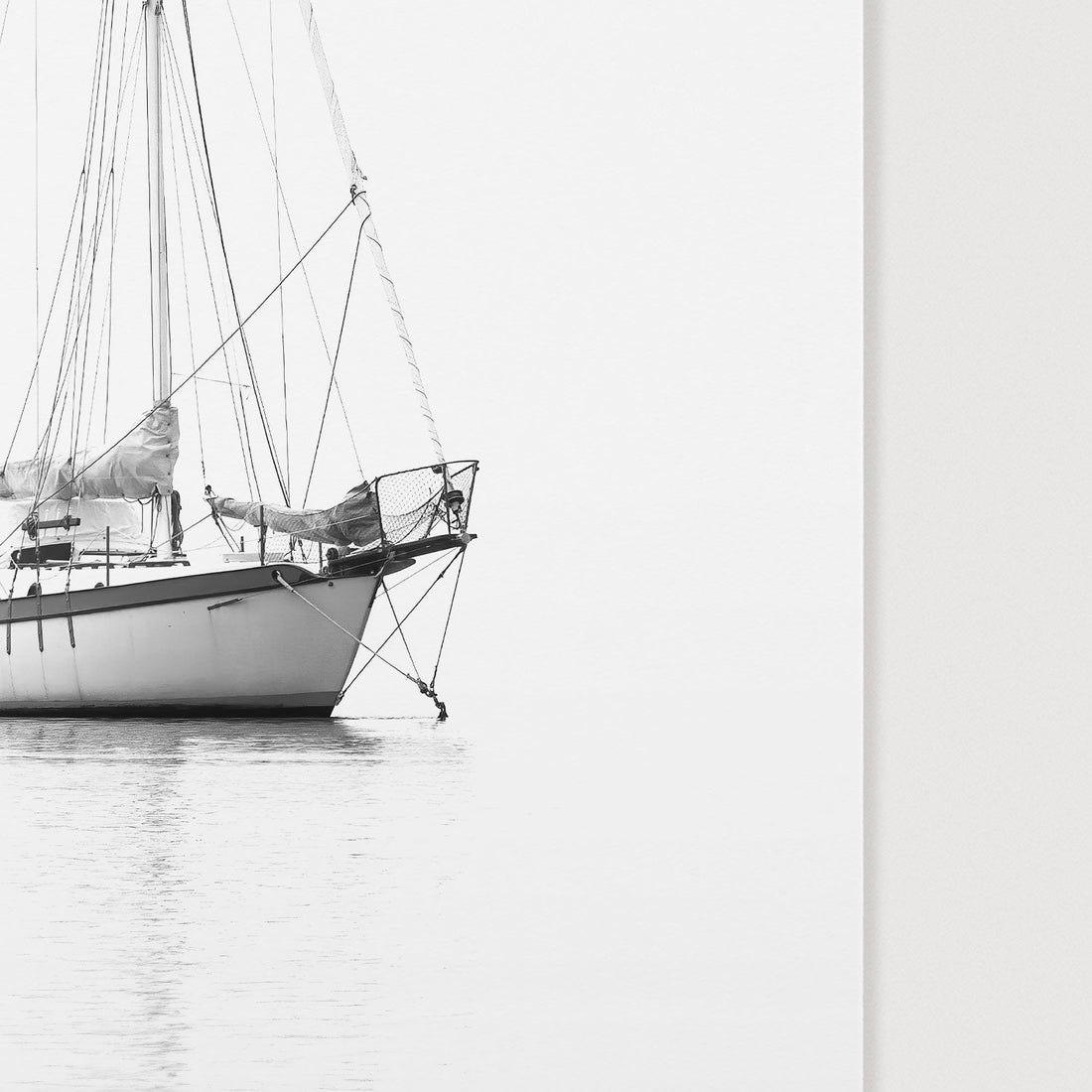 Sailing boat close up