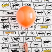 cartoon inspired removable wallpaper for boys room interior