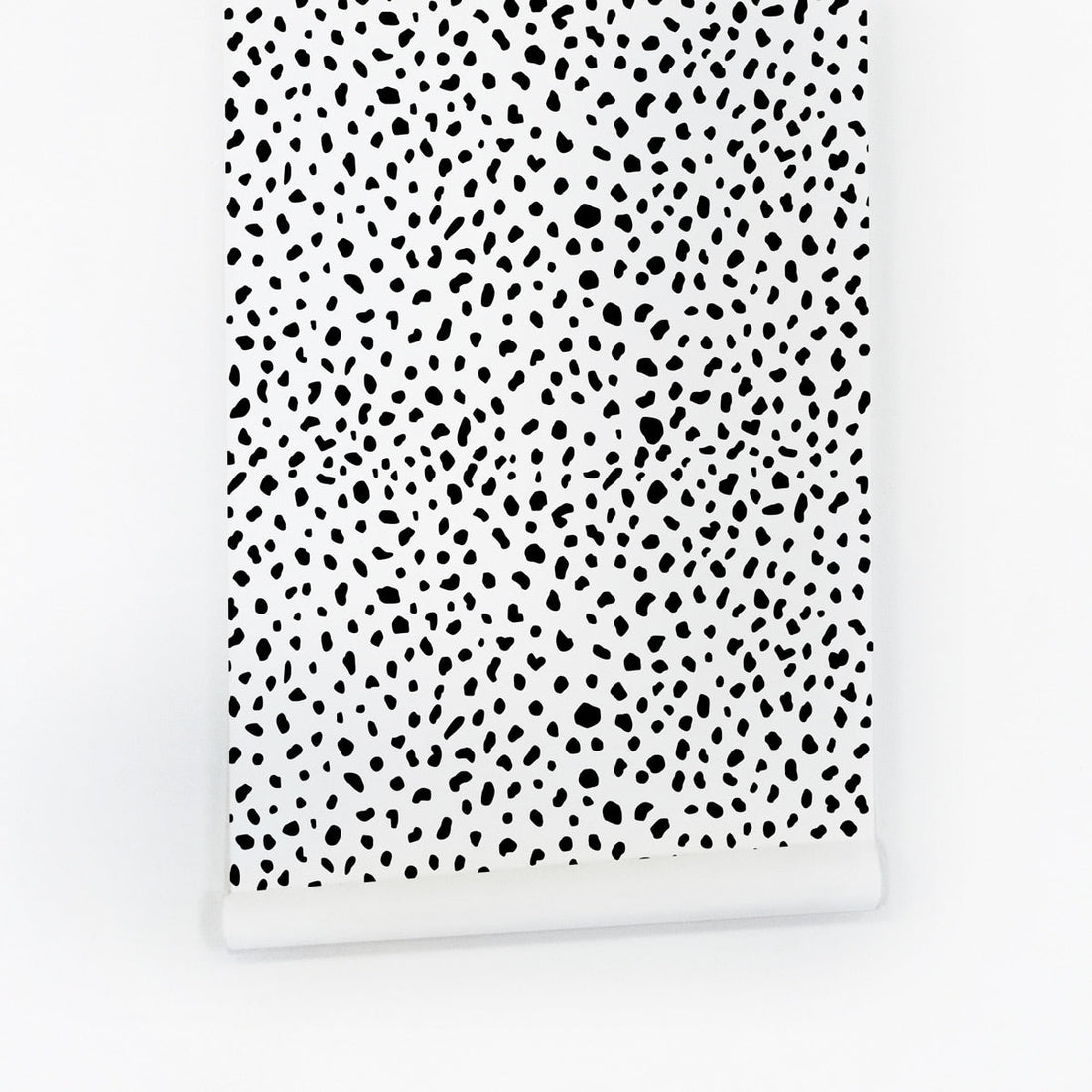 Dalmatian peel and stick wallpaper for rentals